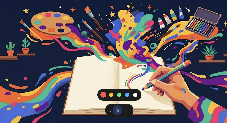 Mano sosteniendo lápiz haciendo primer trazo para aprender a dibujar en Nicolás Romero