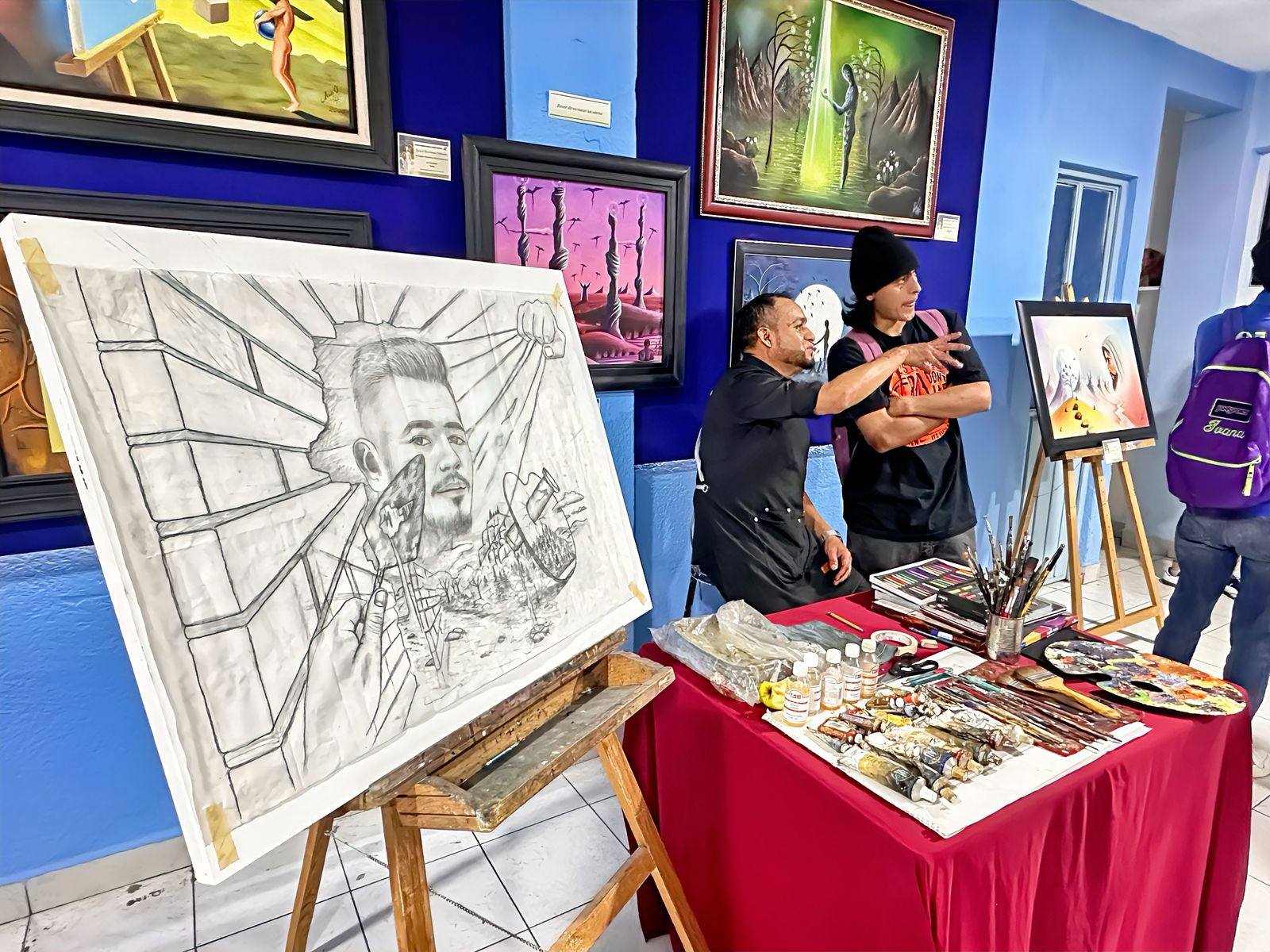 Interior de la Escuela ESDPA Nicolás Romero